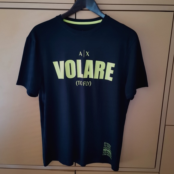 Armani Exchange A|X REGULAR-FIT COTTON TEE - NWT (M) - Picture 2 of 11